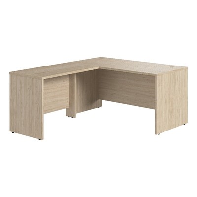 Studio C 60W x 30D L Shaped Desk in Natural Elm - Engineered Wood-image