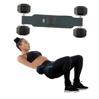 Hip Thrust Belt by  - Use Any Weight to do Lunges, Glute Bridges, Dips and -image