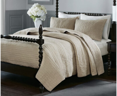 Madison Park Signature King Serene Hand Quilted 3-Pc. Coverlet Set $590-image