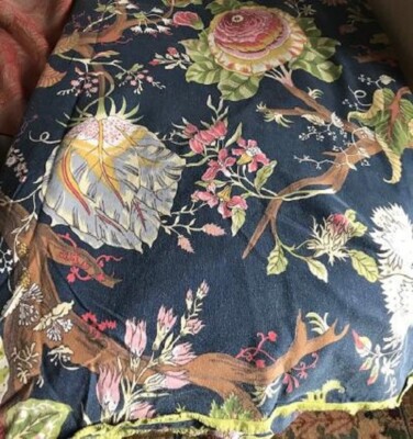 Pottery Barn Laina Palampore Standard Sham Blue Just One Rare-image