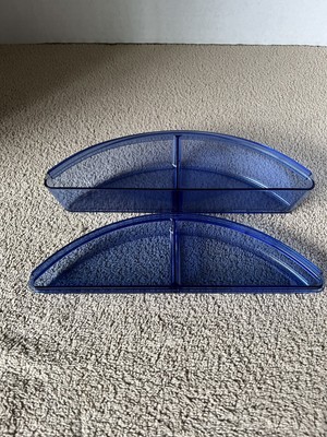 Tupperware Blue Dip Side Containers for Large Bowl 2207 and 2106 - New-image