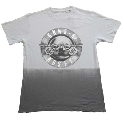 Guns N Roses - Tonal Bullet - Dip Dye & Foiled Grey t-shirt-image