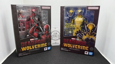 Bandai Tamashii Nations Deadpool & Wolverine S.H.Figuarts Action Figure Set Lot-image