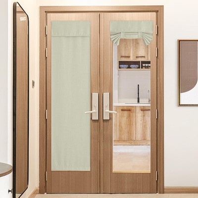 French Door Curtains for Door Window, Room Darkening Privacy Thermal Insulate...-image