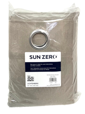 Sun Zero Hartford Room Darkening Grommet Curtains 100