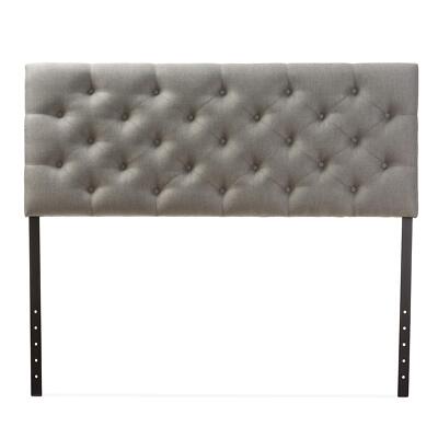 Baxton Studio Viviana Headboard, Queen, Grey-image