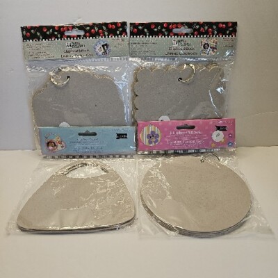 Lot Of 4 New Studio 18 5 Pg 6x6 Chipboard Books For Scrapbooking Various Shaped -image