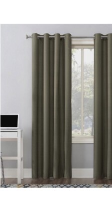 Duran Thermal Insulated Blackout Grommet Curtain, Sun Zero, 108