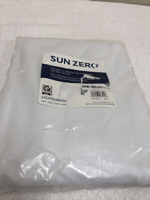 Sun Zero Curtain 54in x 84in White -image