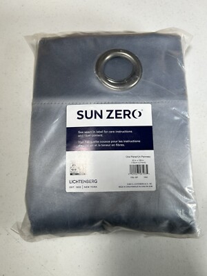 Sun Zero Lichtenberg Curtain Oslo Grommet Theater Grade Blackout Panel 108