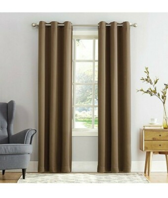 Sun Zero Mariah Grommet Curtain Panel (Single)-image