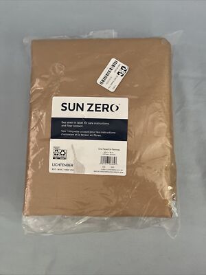 Sun Zero Evelina Faux Dupioni Silk Thermal Extreme 100% Blackout Back Tab-image