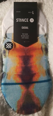 Stance Adult No Show Poly Blend Light Cushion QUICK DIP Casual Socks Large 9-12-image