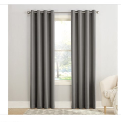 Lichtenberg Curtain One Panel Steel 54in x 84in Gray-image