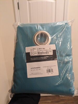 Turquoise Lichtenburg Sun Zero Blackout Patio Curtain 100