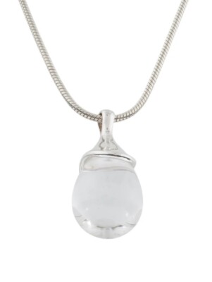 Robert Lee Morris RLM Studio Sterling Silver Quartz Pools of Light Pendant Only-image