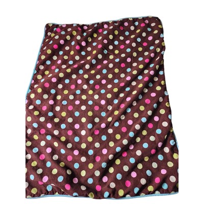 Pottery Barn Teen Brown Coco Dot Dorm Bedroom Pillow Shams (1-Standard, 1- Euro)-image