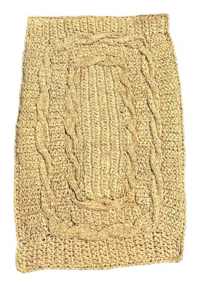 Pottery Barn Paper Crochet Standard Pillow Sham 27 Inches x 17 Inches-image