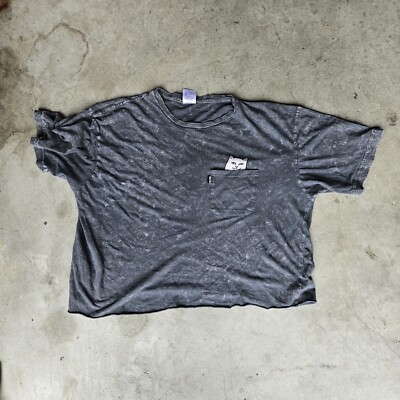 Rip N Dip Streetwear Cropped Ripndip tee shirt t-shirt preowned sz. XL-image