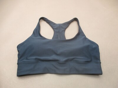 DIP Size XL Womens BLK Lined Wireless Pull On Racer Back Fitted Sports Bra 8S-image