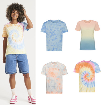 AWDis Just Ts & Polos Tiedye T-Shirt JT022 - 100% Ringspiun Cotton-image