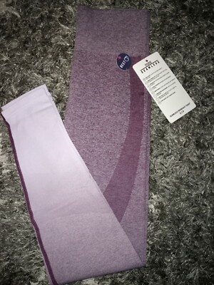 Vs pink ultimate high waist seamless tight new large marbled purple ombre dip-image