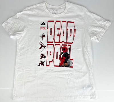 Adidas Deadpool & Wolverine  T Shirt XL Marvel Comics Superhero Mens-image