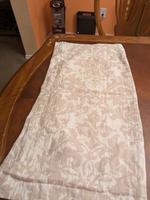 Pottery Barn Jacquard Medallion Cotton Linen Standard Sham Neutral-image