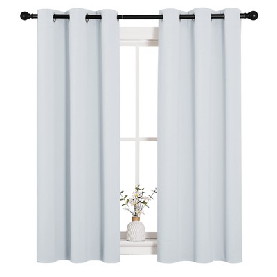 NICETOWN Room Darkening Curtain Panels for Bedroom, Easy-Care Solid Thermal-image