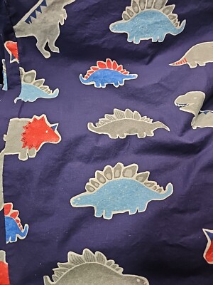 POTTERY BARN Kids Dempsey Dino Duvet Cover & Sham Twin Size & Pillow-image