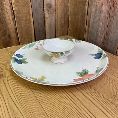 Mikasa Fruit Panorama Large Chip and Dip Plate approx. 14.5