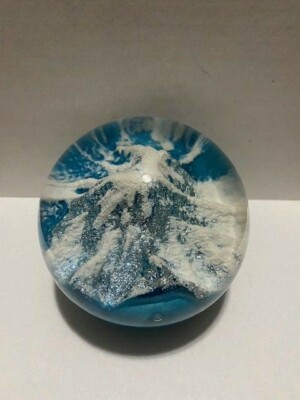 Glass Eye Studio GES Various Paperweights (round & egg shaped) 2