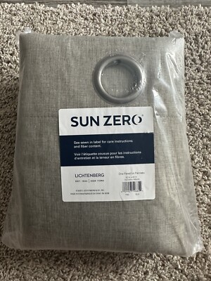 Sun Zero LICHTENBURG One Curtain Panel in  50