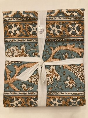 Pottery Barn Selena Kalamkari Cotton Duvet Cover Size Full/Queen 100% Cotton-image