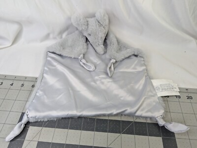 Pottery Barn Kids PBK Gray Elephant Lovey Knotted Security Blanket 2023 Stuffed-image