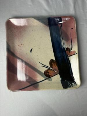 Vintage John Freimarck Studio Art Pottery Serving Plate Tray Stoneware ssc-image