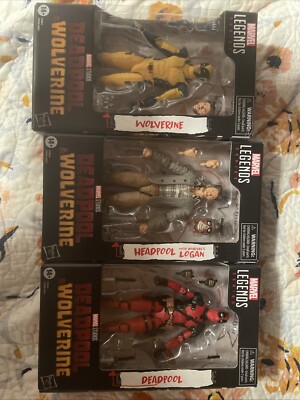 Deadpool and Wolverine Marvel Legends Figures Brand New Sealed Lot of Three!!-image