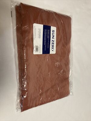 Sun zero 100% polyester panel 40” x 54” red brick color Terra-cotta-image