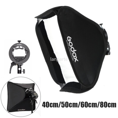 Godox Softbox S2 Bracket Foldable Softbox Bowens Mount Studio Camera Flash Light-image