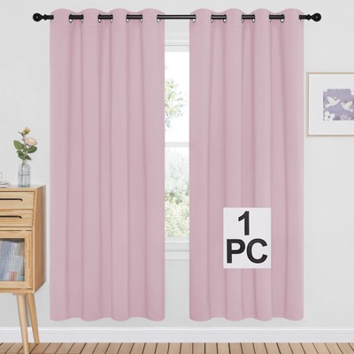 Bedroom Curtain Room Darkening Drapery - Home Fashion Microfiber Thermal Insu...-image