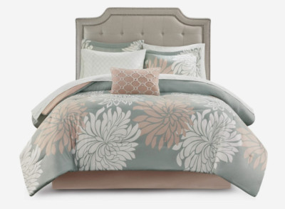 Madison Park California King Maible Complete Comforter and Cotton Sheet Set-image
