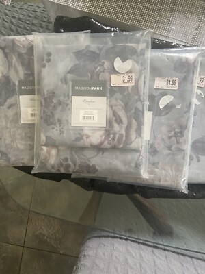 Madison park Simone Window Panel   All 4 Panels Sold Together 50Wx95L-image