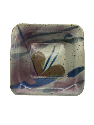 John Freimarck Studio ArtDeco~ Boho~Pottery Dish/ Bowl~ Signed and Marked-image