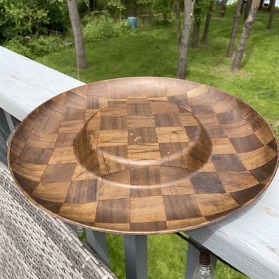 Weavewood Genuine Walnut  Mid Century Magnetic Platter (no bowl)-image