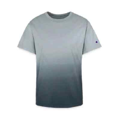 Champion Dip Dye Urban Indigo Ombre Navy Blue - Light Blue T-Shirt-image