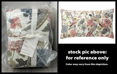 2-Pack Pottery Barn Bloom Sateen Comforter Pillow Shams, Ivory King, Bag-OTHER-image