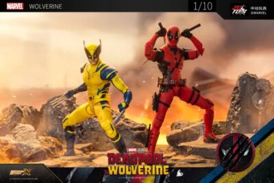 ZD Toys Deadpool and Wolverine 1/10 PVC Complete Action Figure Toy Model-image