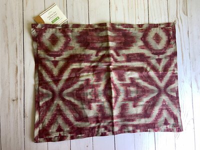 Pottery Barn Angelina Ikat Print Boudoir Pillow Cover 12 x 16