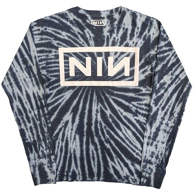 Nine Inch Nails 'Logo' (Dip-Dye) Long Sleeve Shirt - NEW & OFFICIAL!-image