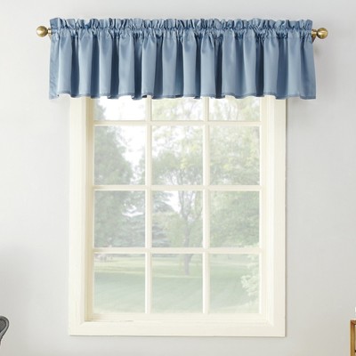 Sun Zero Barrow Energy Efficient Rod Pocket Curtain Single Valance-image